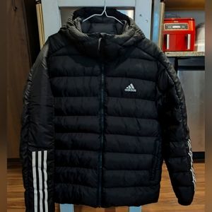 ADIDAS PUFFER HOODIE LARGE